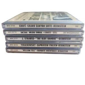 Classical CD Set Featuring Grofé Strauss Tchaikovsky Smetana Rossini CBS Records